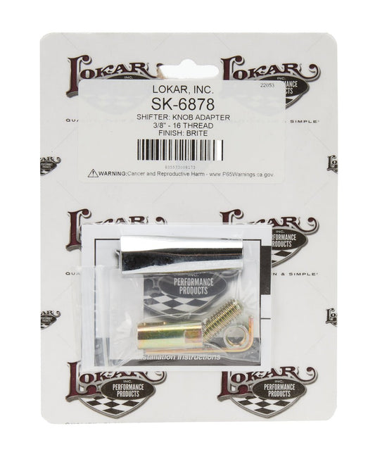 Shifter Knob Adapter 3/8 - 16 - Lokar | Evolution Auto Retroworks
