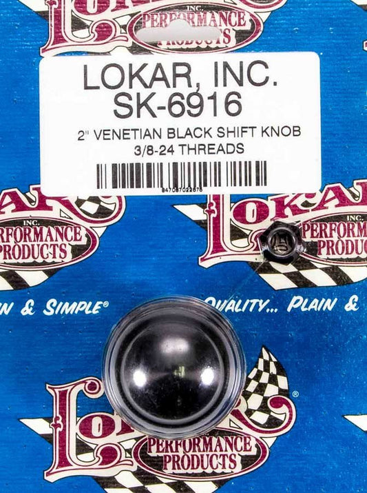 2in Shift Knob Venetian Black - Lokar | Evolution Auto Retroworks