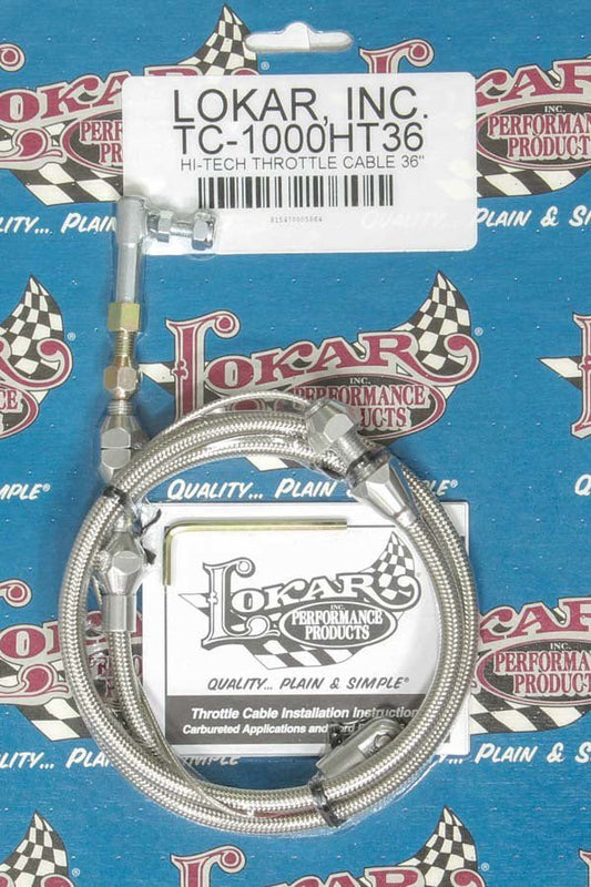 Hi - Tech Throttle Cable 36in - Lokar | Evolution Auto Retroworks