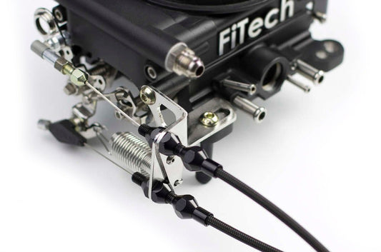 Throttle Cable Bracket Stainless FiTech - Lokar | Evolution Auto Retroworks