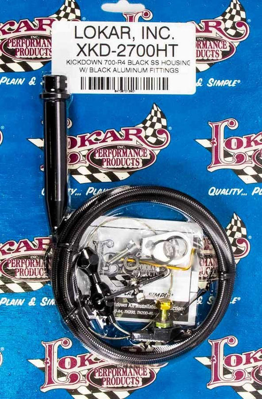 Black Kickdown Kit GM 700R4 - Lokar | Evolution Auto Retroworks
