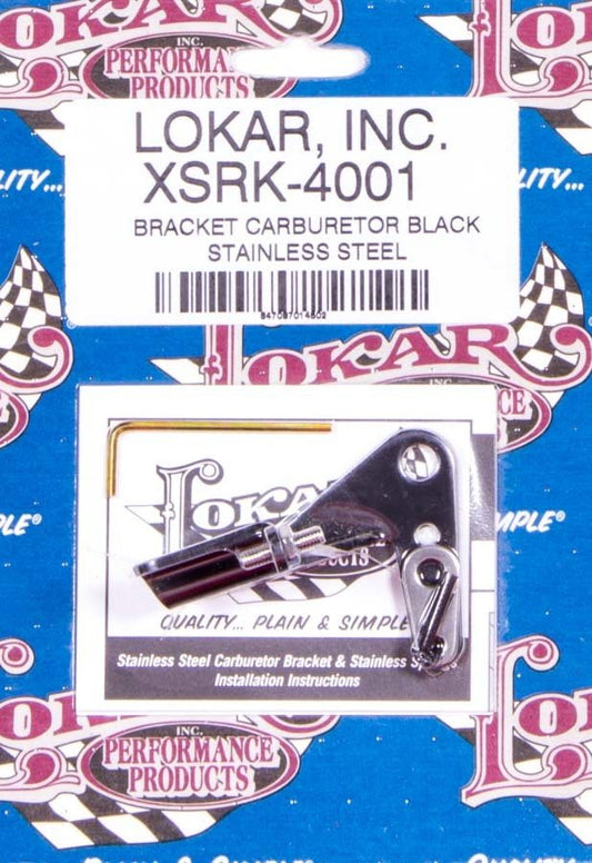 Black SS Carb Bracket - Lokar | Evolution Auto Retroworks