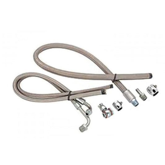 S/S Braided Power Steering Hose Kit - March Performance | Evolution Auto Retroworks