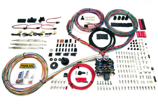 23 Circuit Harness - Pro Series Key In Dash - Painless Wiring | Evolution Auto Retroworks