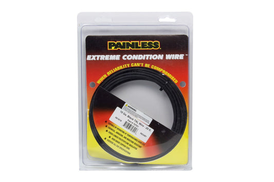 10 Gauge Black TXL Wire 25 Ft. - Painless Wiring | Evolution Auto Retroworks
