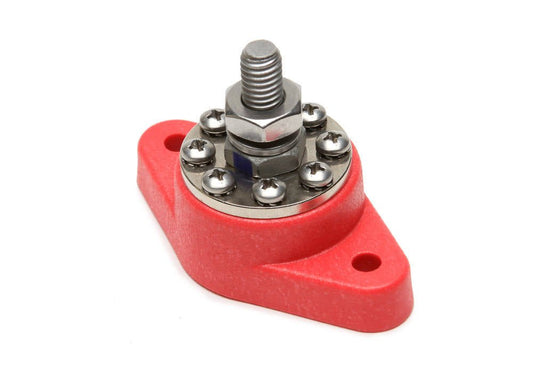 8 - Point Distribution Block (Red) - Painless Wiring | Evolution Auto Retroworks