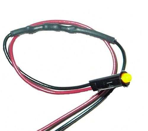 1/8in Amber Dash Light - Painless Wiring | Evolution Auto Retroworks