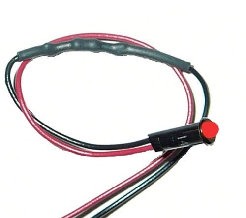 1/8in Red Dash Light - Painless Wiring | Evolution Auto Retroworks
