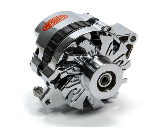 GM TPI Chrome Alternator 105 Amp - Power Master | Evolution Auto Retroworks