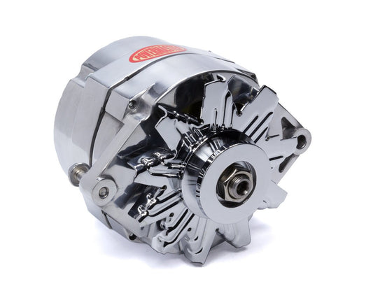 Alternator GM 10SI 1V - Pulley 100 Amp Polished - Power Master | Evolution Auto Retroworks
