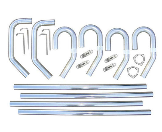 SS Builders Kit 2.5in Exhaust w/o X - Pipe - Pypes Performance exhaust | Evolution Auto Retroworks