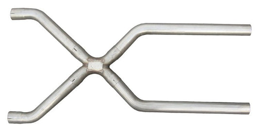 Universal 3.5in X - Pipe Stainless - Pypes Performance exhaust | Evolution Auto Retroworks
