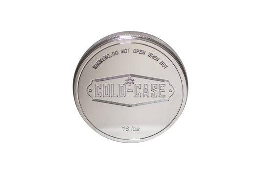 Radiator Cap Billet Polished Cold Case Radiators - Cold Case Radiators | Evolution Auto Retroworks