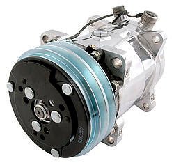 508 Compressor 2GROOVE P ULLEY PLAIN FINISH - Vintage Air | Evolution Auto Retroworks