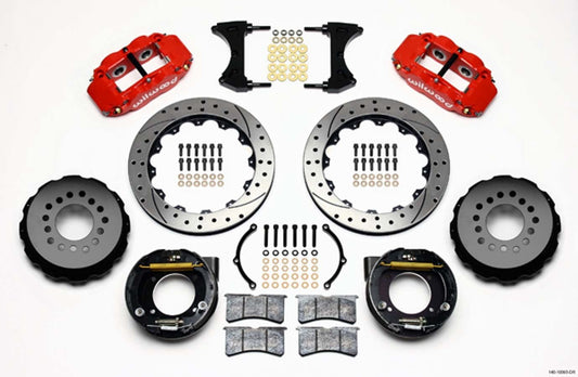 67 - 72 GM C10 P/U Rear Brake Kit Red Caliper - Wilwood Brakes | Evolution Auto Retroworks