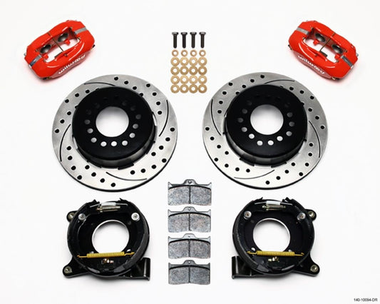 63 - 87 GM C10 P/U Rear Brake Kit Red Caliper - Wilwood Brakes | Evolution Auto Retroworks