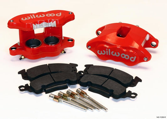 Front Caliper Kit D52 / Big GM Red Powdercoat - Wilwood Brakes | Evolution Auto Retroworks