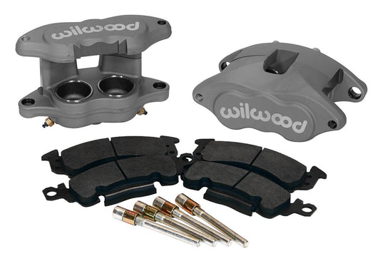 Front Caliper Kit D52 / Big GM Natural Anodized - Wilwood Brakes | Evolution Auto Retroworks