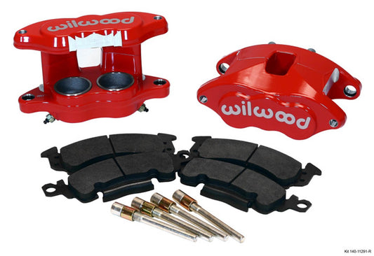 Front Caliper Kit D52/ Big GM Red Powdercoat - Wilwood Brakes | Evolution Auto Retroworks