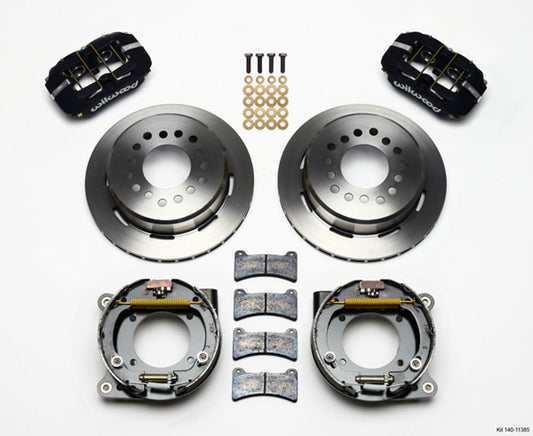67 - 72 GM C10 P/U Rear Brake Kit Black Caliper - Wilwood Brakes | Evolution Auto Retroworks