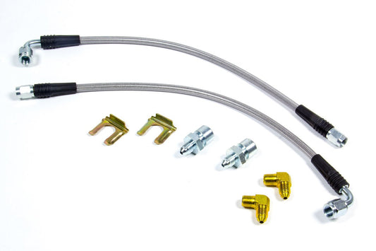 Flexline Kit 70 - 81 GM Front w/90 Deg Hose End - Wilwood Brakes | Evolution Auto Retroworks