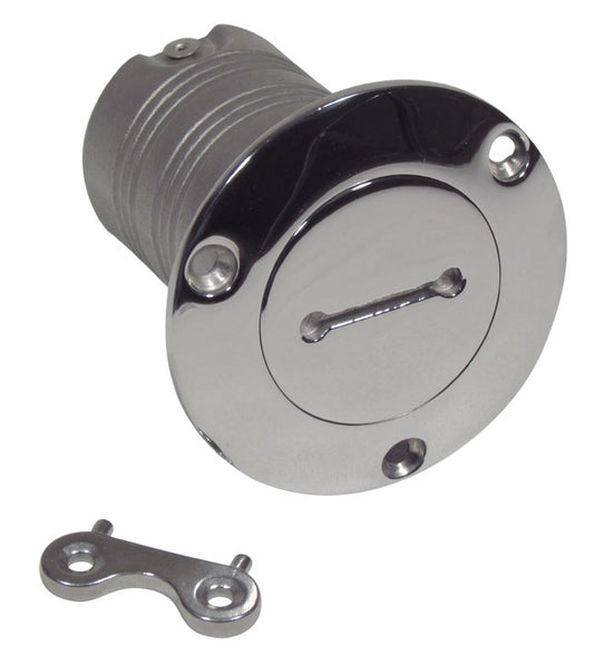 Flush Mount Fuel Cap and Filler Neck, Polished SS