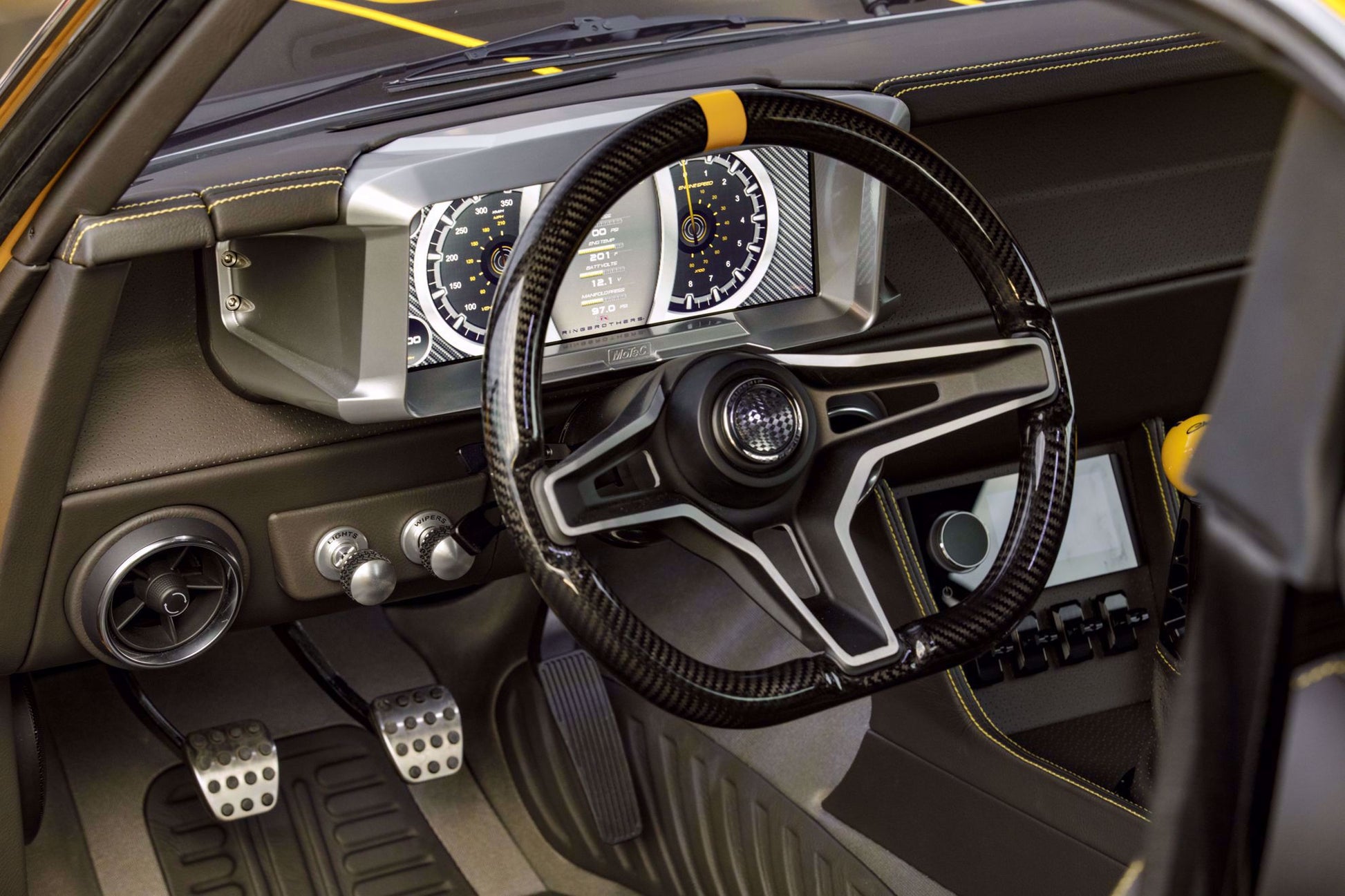 Ringbrothers Carbon Fiber Steering Wheel - The Murph