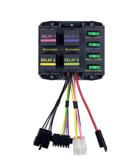 Banked Relay System 4 Relays - American Autowire | Evolution Auto Retroworks