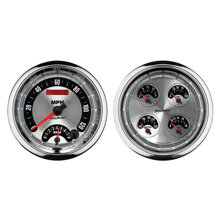 5in A/M 2 - Piece Quad Gauge Kit - AutoMeter | Evolution Auto Retroworks
