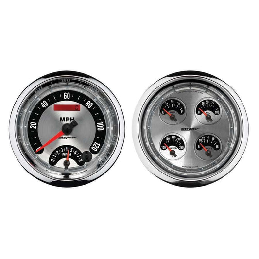 5in A/M 2 - Piece Quad Gauge Kit - AutoMeter | Evolution Auto Retroworks