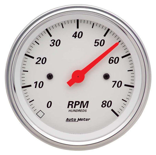 3 - 3/8in A/W Street Rod Tach - AutoMeter | Evolution Auto Retroworks