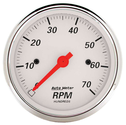White In Dash Tach - AutoMeter | Evolution Auto Retroworks