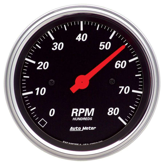 3 - 3/8in D/B Street Rod Tach - AutoMeter | Evolution Auto Retroworks