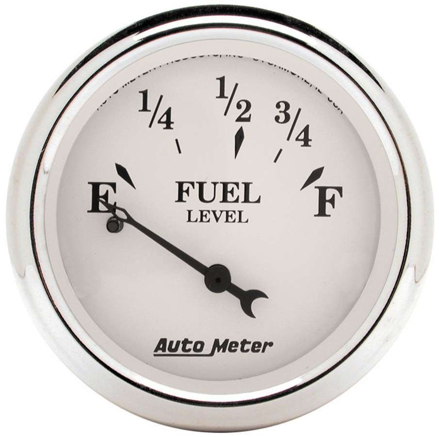 Old Tyme White 2 1/16in Fuel Pre 65 GM - AutoMeter | Evolution Auto Retroworks