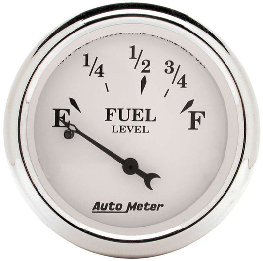 Old Tyme White 2 1/16in Fuel Pre 65 GM - AutoMeter | Evolution Auto Retroworks