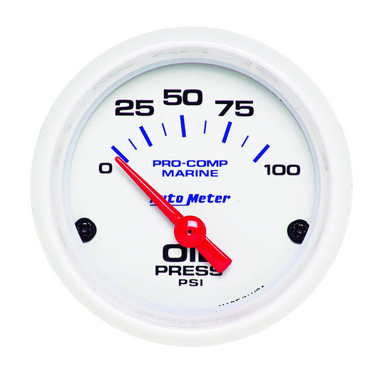 2 - 1/16 Oil Pressure Gauge 0 - 100 PSI - AutoMeter | Evolution Auto Retroworks