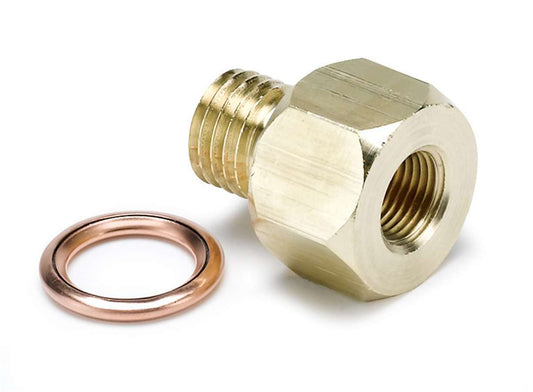 Metric Adapter Fitting - 12mm x 1.5in - AutoMeter | Evolution Auto Retroworks