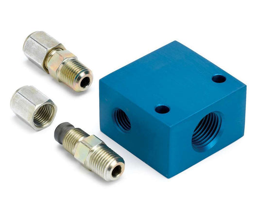 Trans Temp. Manifold - 5/16in Tubing - AutoMeter | Evolution Auto Retroworks