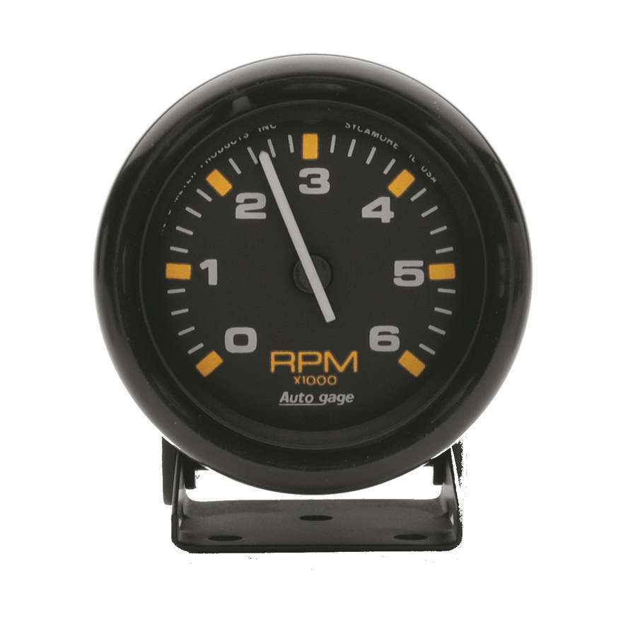 Black Mini - Tach 6 000 Rp - AutoMeter | Evolution Auto Retroworks