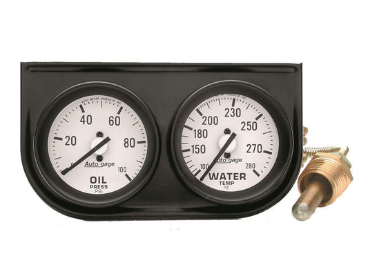 2 - 1/16in Oil/Wtr Console - AutoMeter | Evolution Auto Retroworks