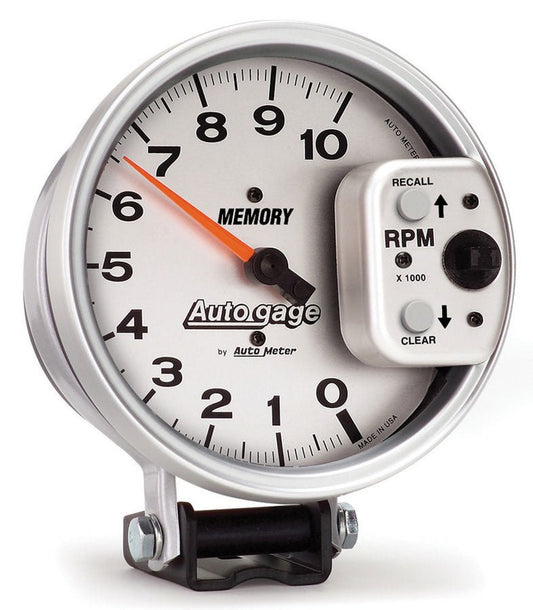 5in Auto Gage Monster Tach Silver - AutoMeter | Evolution Auto Retroworks