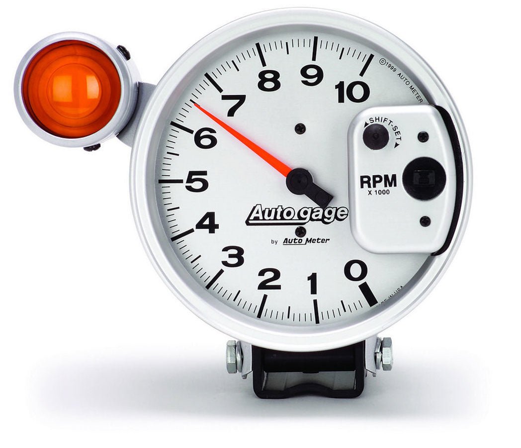 5in Auto Gauge Tach -10K Silver Face – Evolution Auto Retroworks