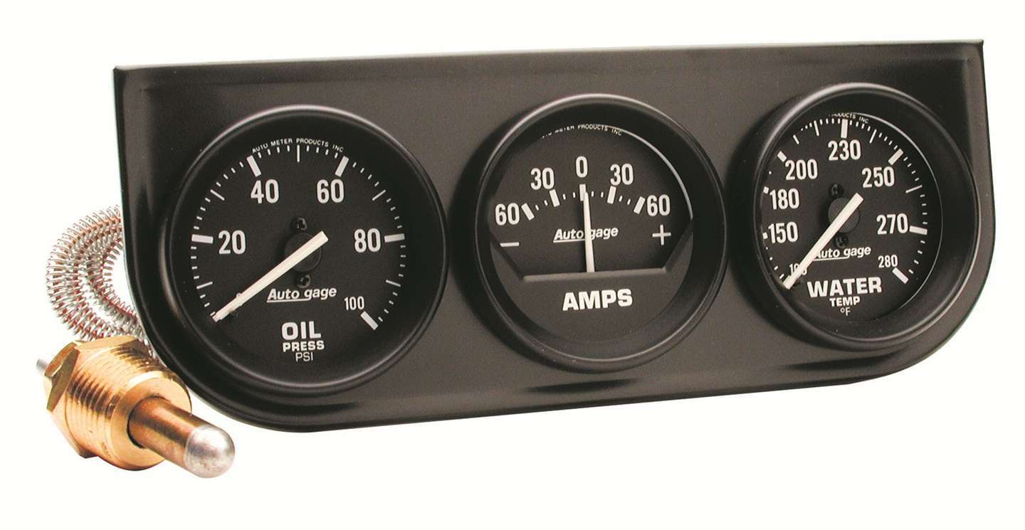 2in Blk Mech Gauge Pnl - AutoMeter | Evolution Auto Retroworks