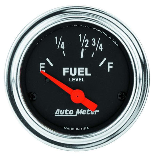 2 - 1/16in Fuel Level Gauge - AutoMeter | Evolution Auto Retroworks