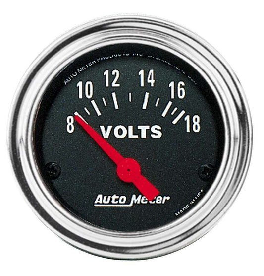 8 - 18V Voltmeter Gauge - AutoMeter | Evolution Auto Retroworks