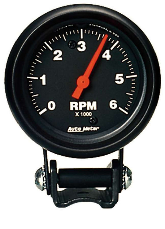 6000 Rpm Black Tach - AutoMeter | Evolution Auto Retroworks