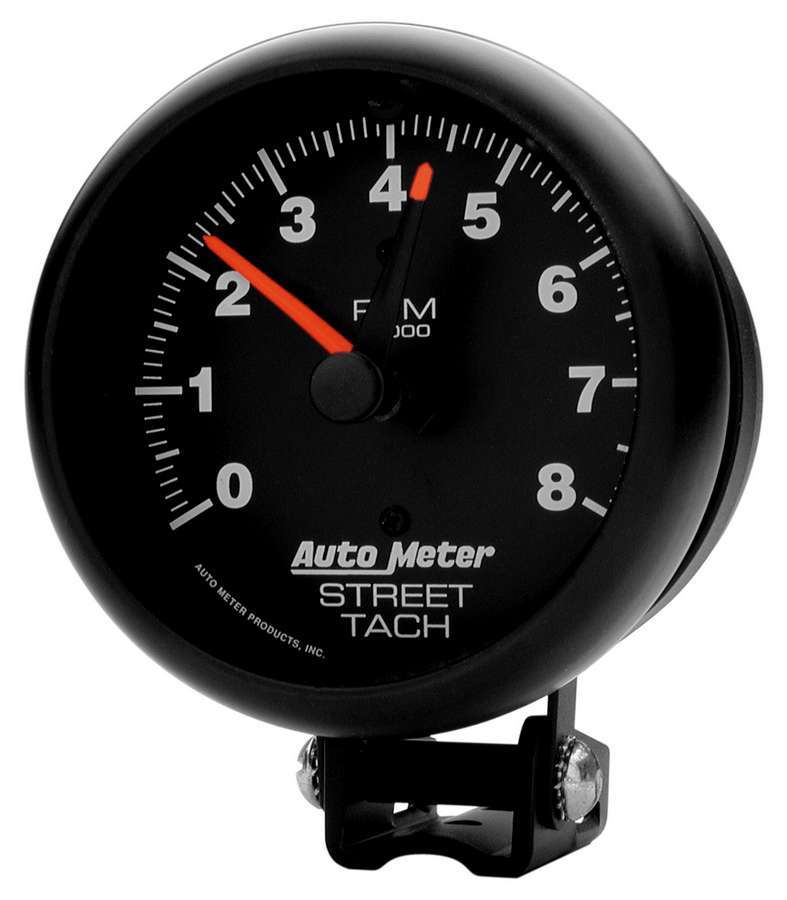8000 Rpm Black Tach - AutoMeter | Evolution Auto Retroworks