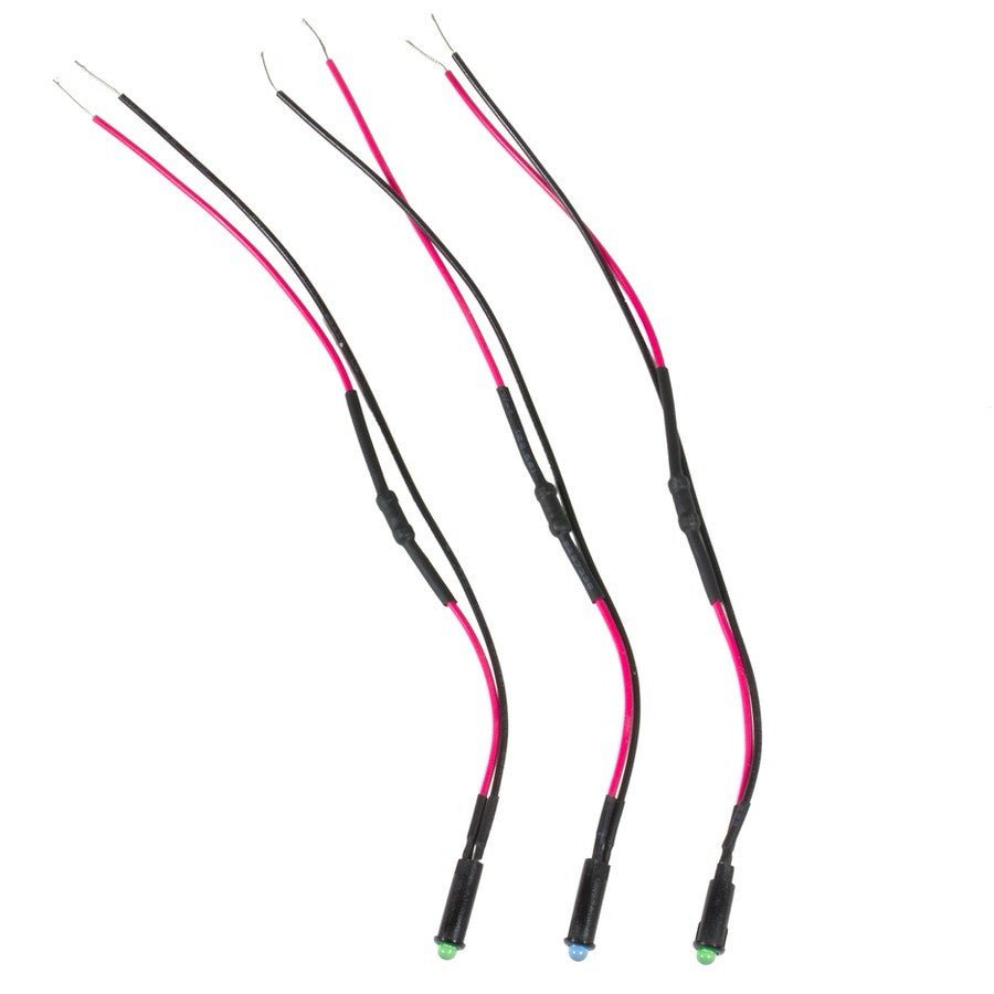 LED Light Kit w/2 - Green & 1 - Blue lights - AutoMeter | Evolution Auto Retroworks