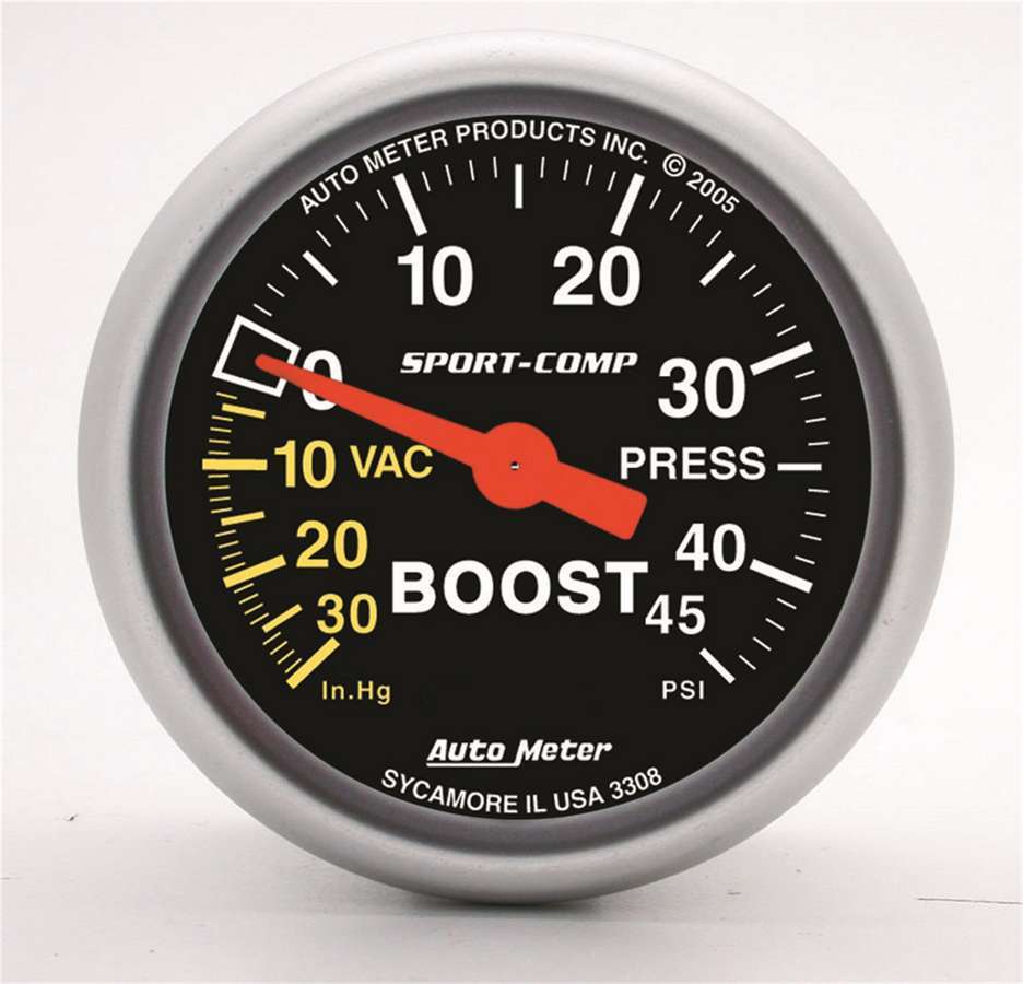 2 - 1/16in S/C Boost/Vac Gauge - AutoMeter | Evolution Auto Retroworks