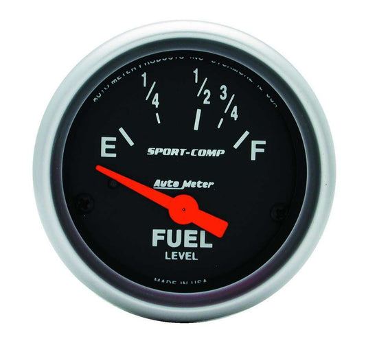 2 - 1/16in Sport Comp. Fuel Level Gauge - AutoMeter | Evolution Auto Retroworks